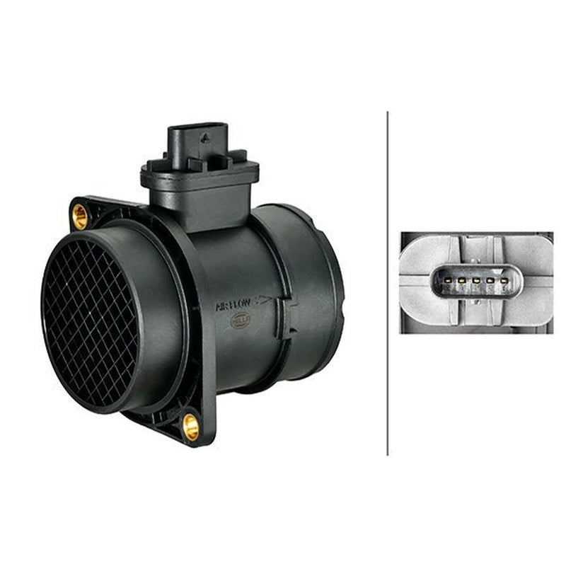 Hella MAF Sensor (Mass Air Flow) 8ET 358 166-581