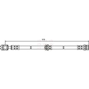 Apec Brake Hydraulic Hose Line Front HOS3740