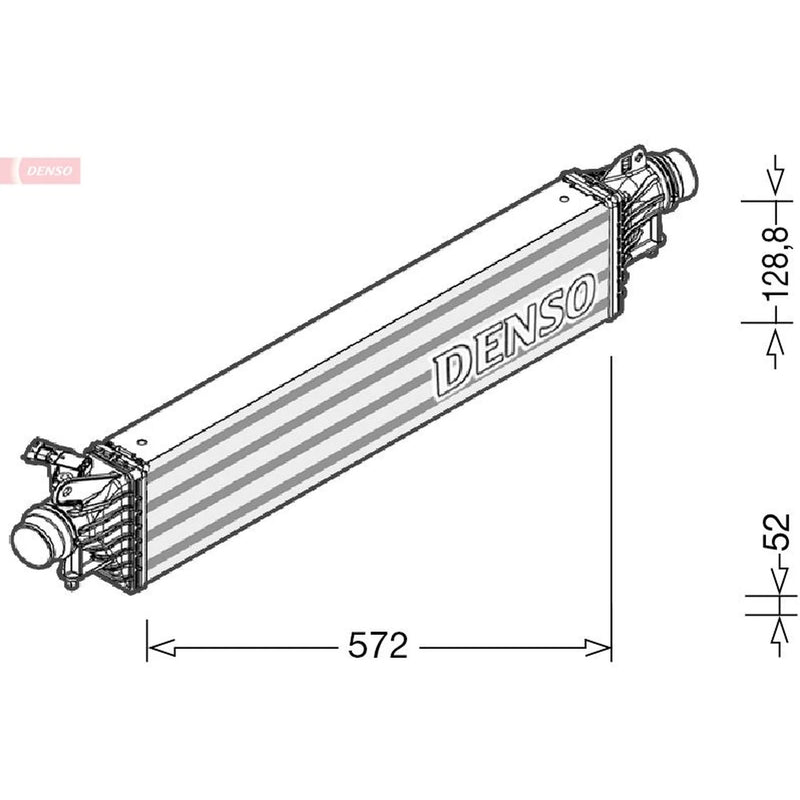 Denso Intercooler (Charge Air Cooler) DIT20005