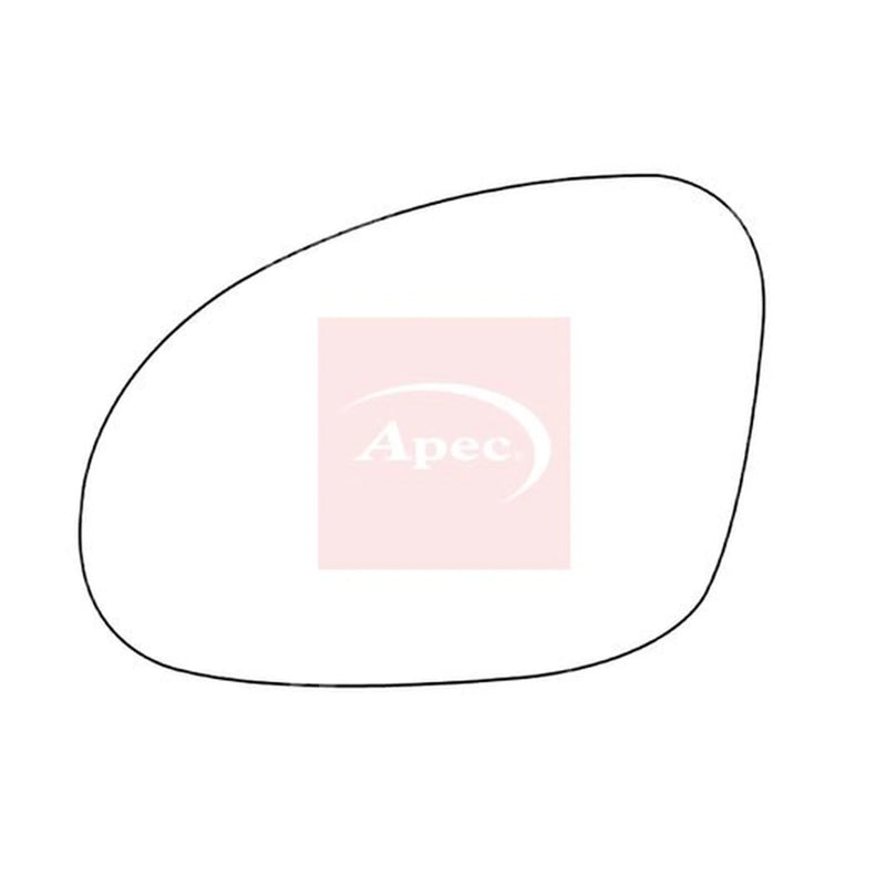 Apec Exterior Wing Mirror Glass Left AMS2041