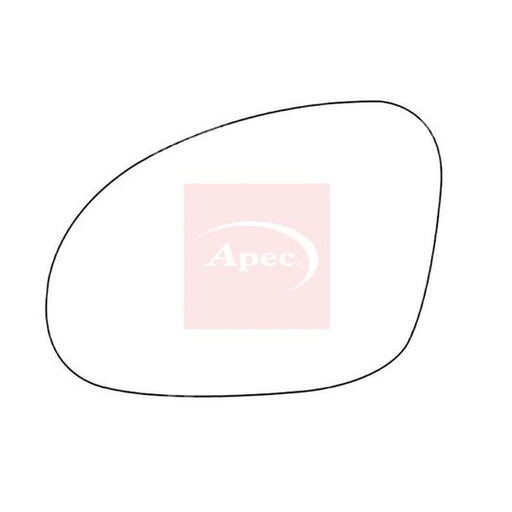 Apec Exterior Wing Mirror Glass Left AMS2041
