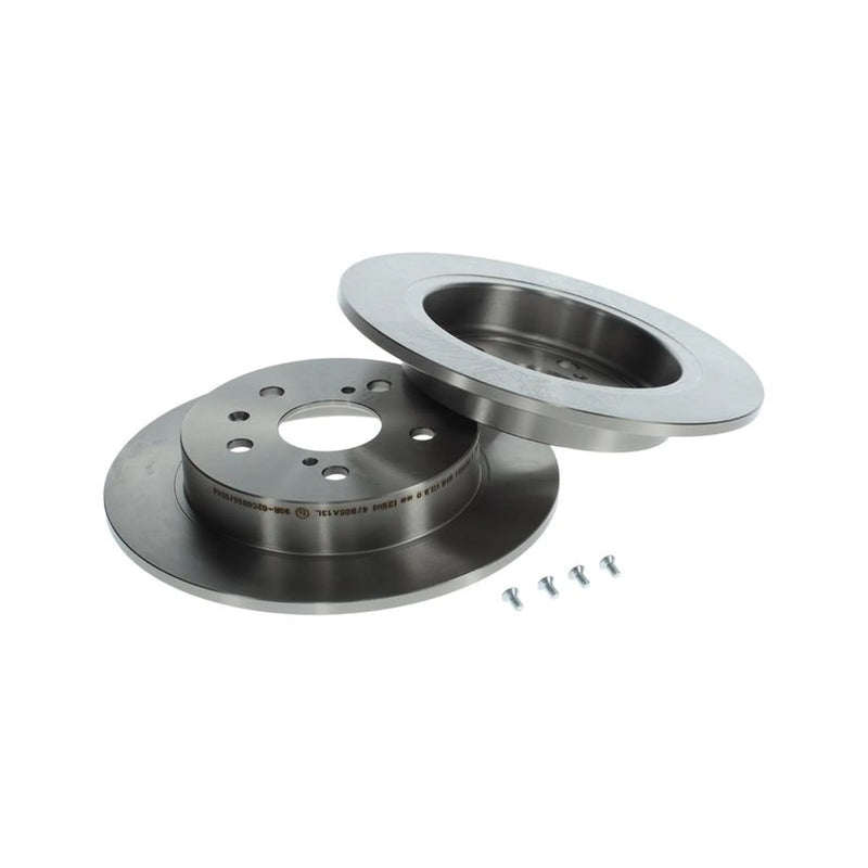 Bosch 2 x Solid Rear Brake Discs 0 986 479 047
