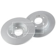 Borg & Beck 2 x Solid Rear Brake Discs BBD5269