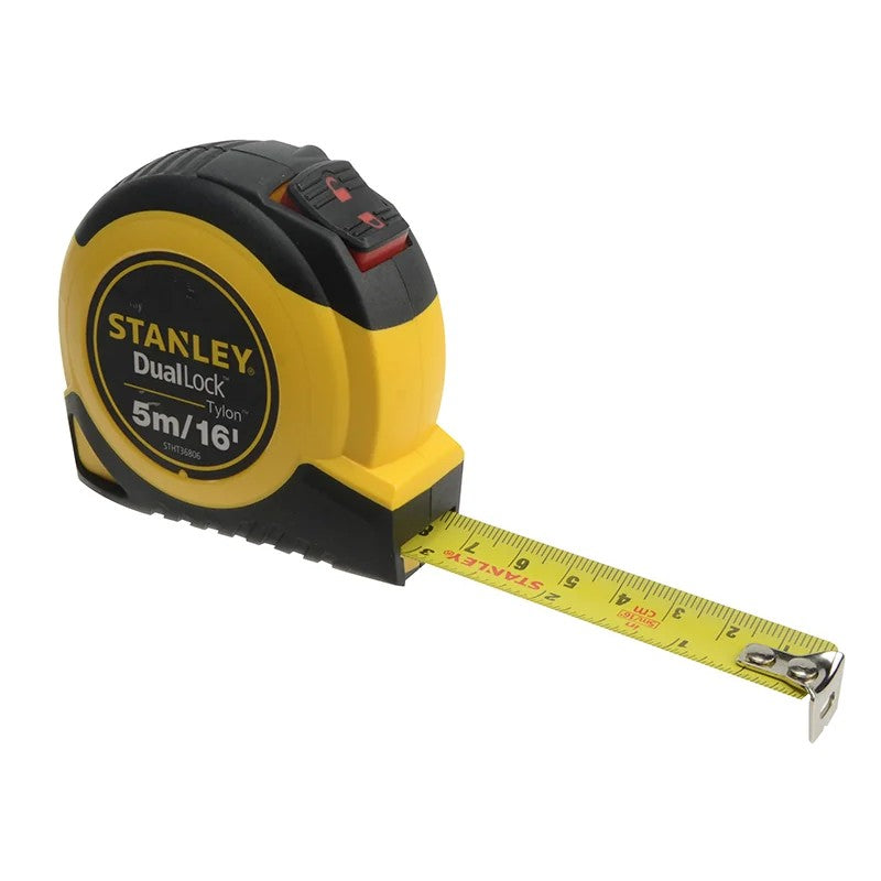 STANLEY® Hand Tools DualLock™ Tylon™ Pocket Tape 5m/16ft (Width 19mm)