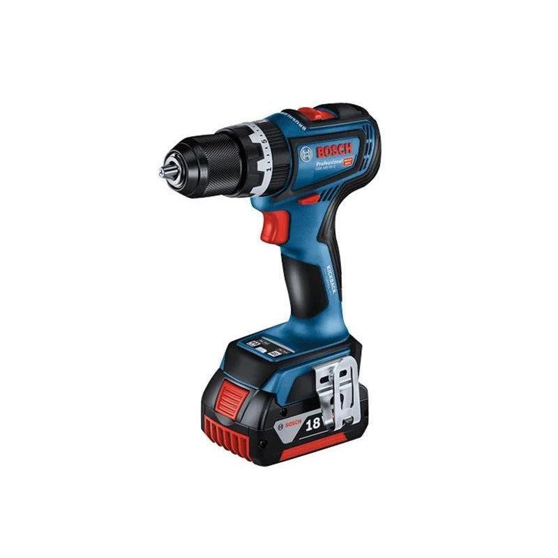 Bosch GSB 18V-90 C Professional Combi Drill 18V 2 x 4.0Ah Li-ion - 06019K6171