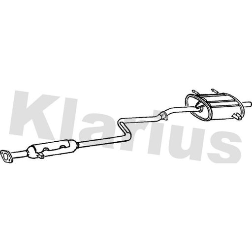 Klarius Box With Tail Pipe Rear SZ47M