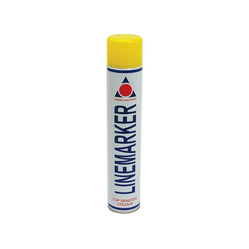 Aerosol 0900 Line Marking Spray Paint Yellow 750ml - 0900