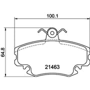 DON Front Brake Pad Set PCP1005