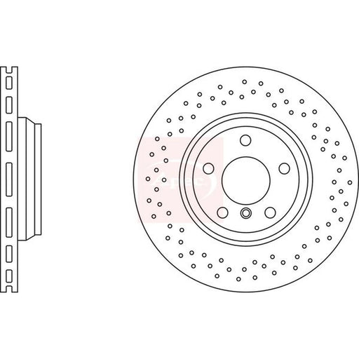 Apec 2 x / Rear Brake Discs DSK3021