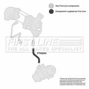 First Line Intercooler Turbo Charge Air Hose FTH1241