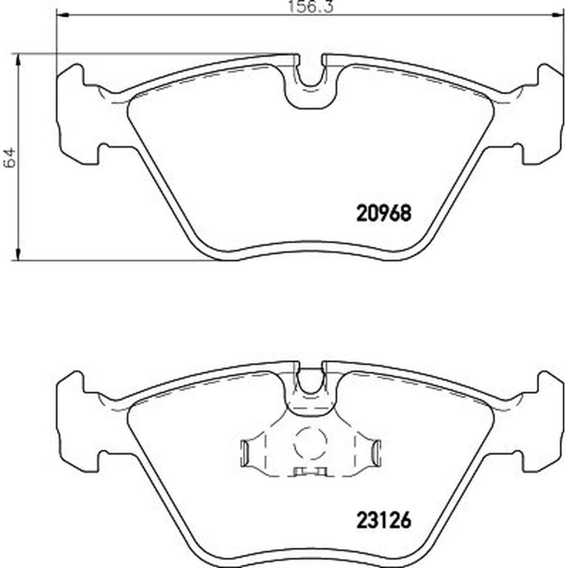 Mintex Front Brake Pad Set MDB1516