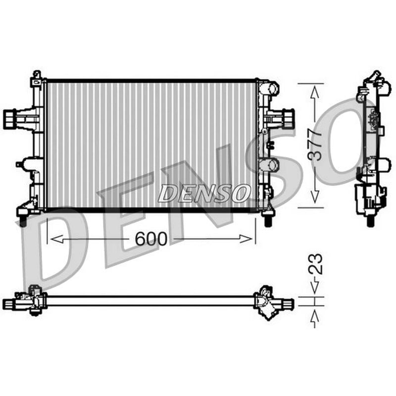 Denso Engine Radiator DRM20081