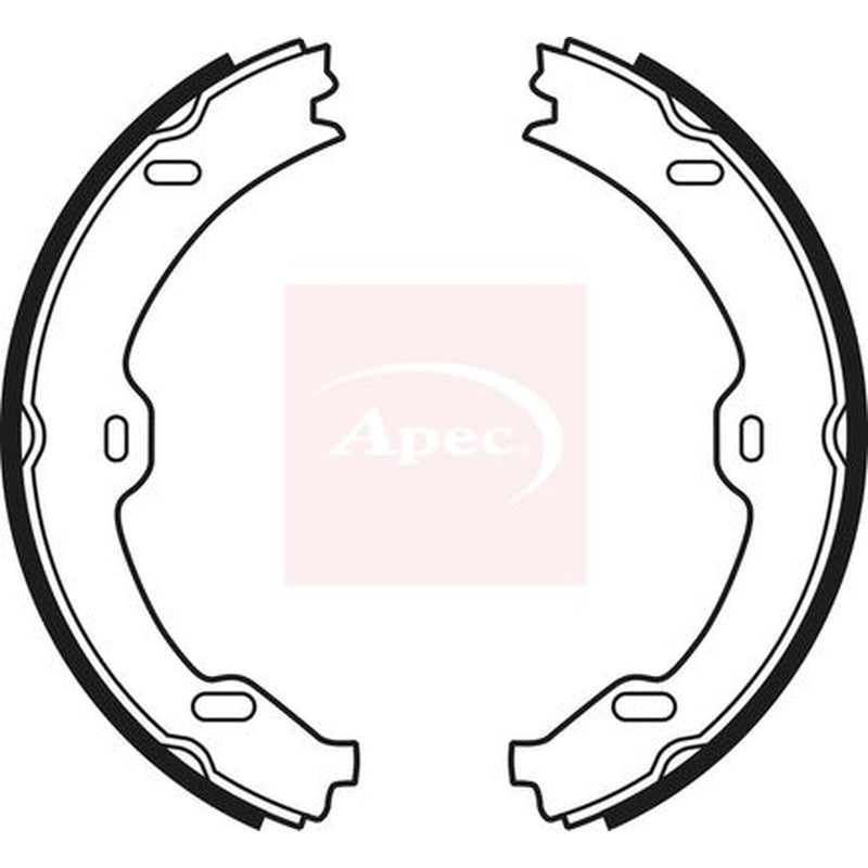 Apec Parking Brake Shoe Set SHU704