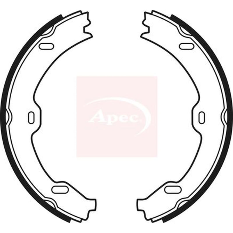 Apec Parking Brake Shoe Set SHU704