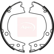 Apec Parking Brake Shoe Set SHU830