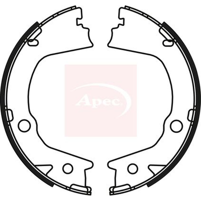 Apec Parking Brake Shoe Set SHU830