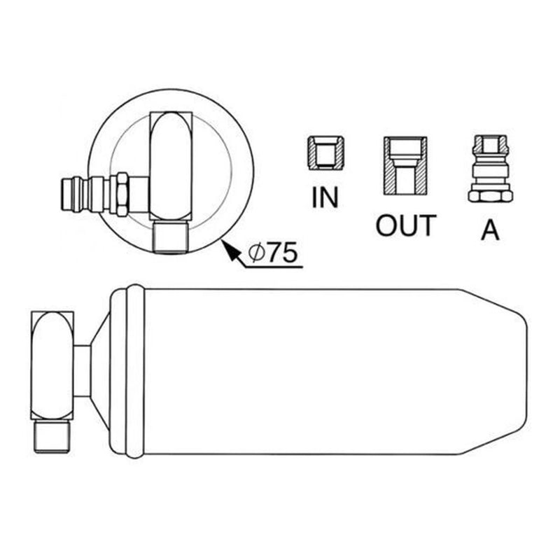 Mahle Air Conditioning Dryer AD 161 000S