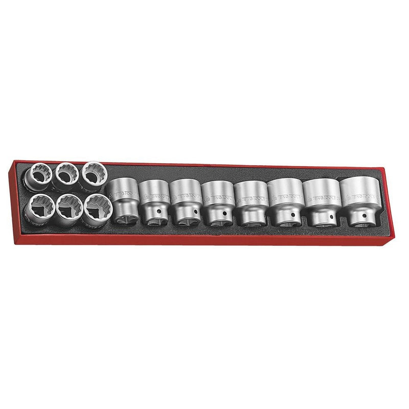 Teng Tools Socket Set 3/4" Drive AF TTX4 15 Pieces