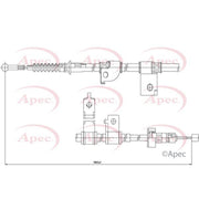 Apec Handbrake Cable Left Rear CAB1515