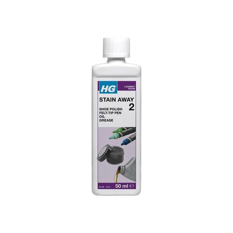 H G Stain Away 1 Cleaning Solution 50ml - Coffee, Red Wine, Ink