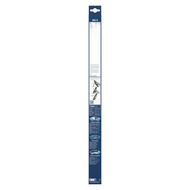 Bosch Twin Spoiler Wiper Blade Set 600mm + 450mm — 291S OE 96910777 96910780