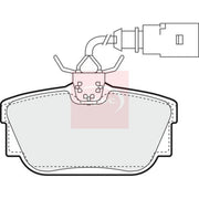 Apec Rear Brake Pad Set PAD1215