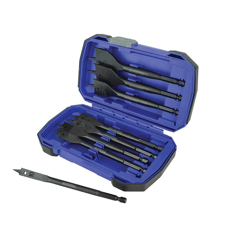 Faithfull Impact Rated Flat Bit Set, 8 Piece - FAIFBSET8