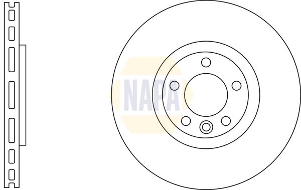 NAPA Front Vented & Rear Vented Brake Discs & Pads fits JAGUAR LAND ROVER