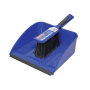 Faithfull Large Plastic Dustpan & Brush Set - FAIBRDUSTLRG