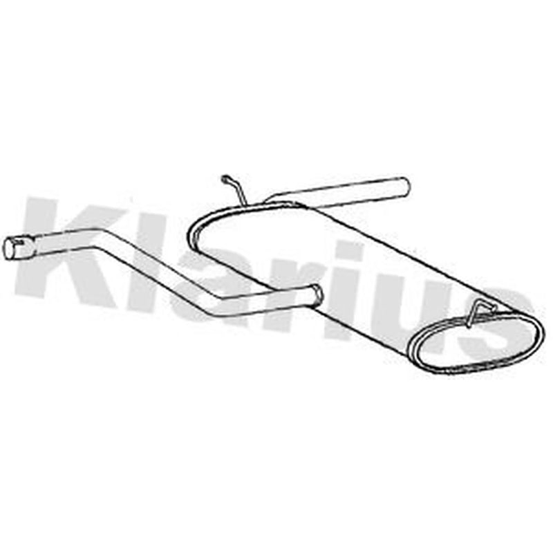 Klarius Box With Tail Pipe Rear FE1440X