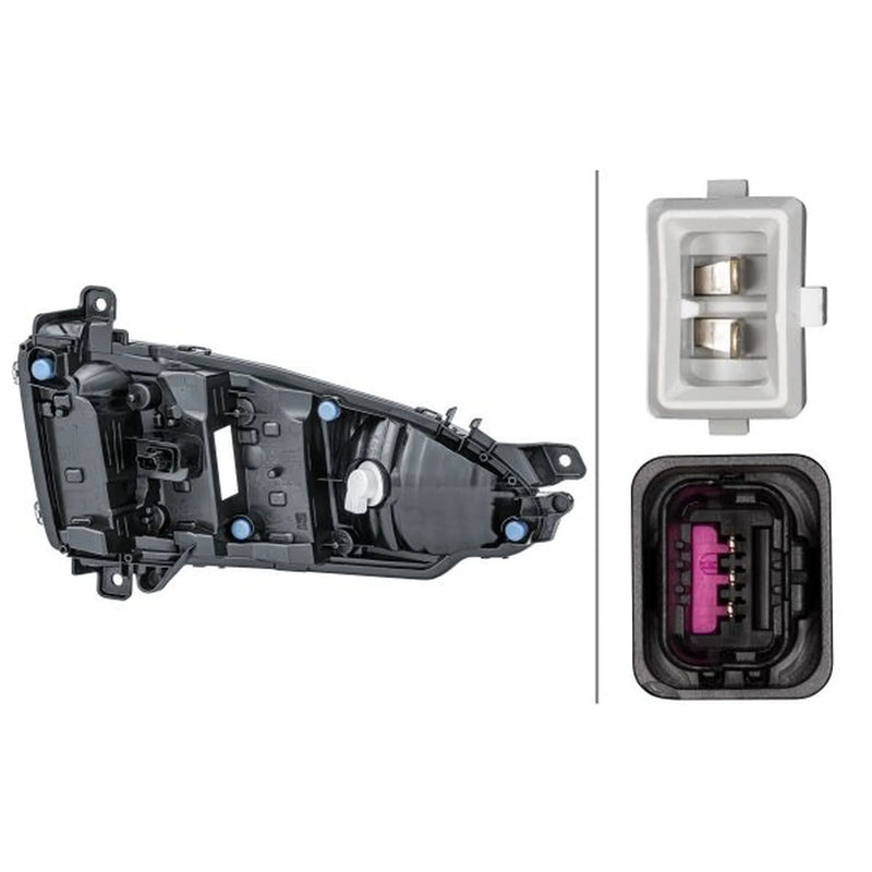 Hella Daytime Running Light LED Left 2PT 010 945-031