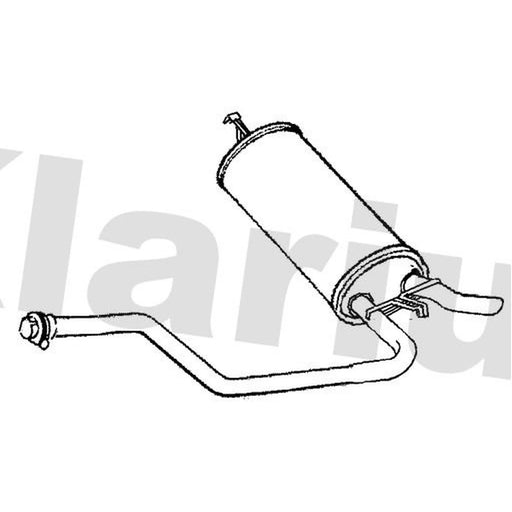 Klarius Box With Tail Pipe Rear MZ225M