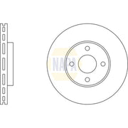 NAPA 2 x Vented Front Brake Discs NBD5769
