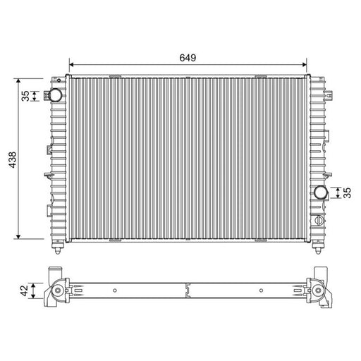 Valeo Engine Radiator 701269