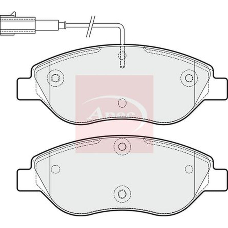 Apec Front Brake Pad Set PAD1912