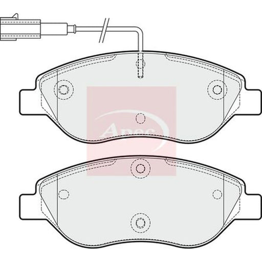 Apec Front Brake Pad Set PAD1912