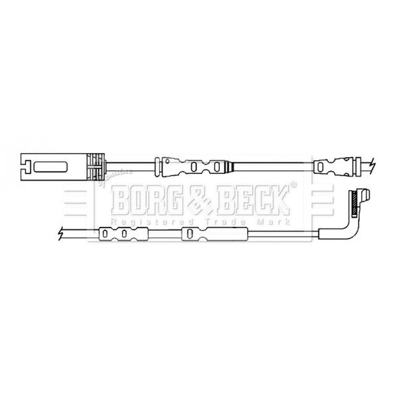Borg & Beck Brake Pad Wear Sensor Front BWL3138