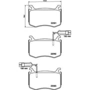 Mintex Front Brake Pad Set MDB3941