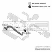 First Line Intercooler Turbo Charge Air Hose FTH1279