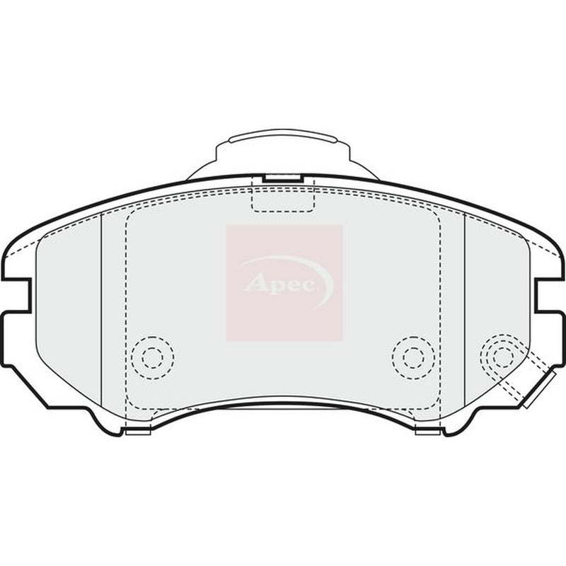 Apec Front Brake Pad Set PAD1451