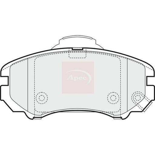 Apec Front Brake Pad Set PAD1451