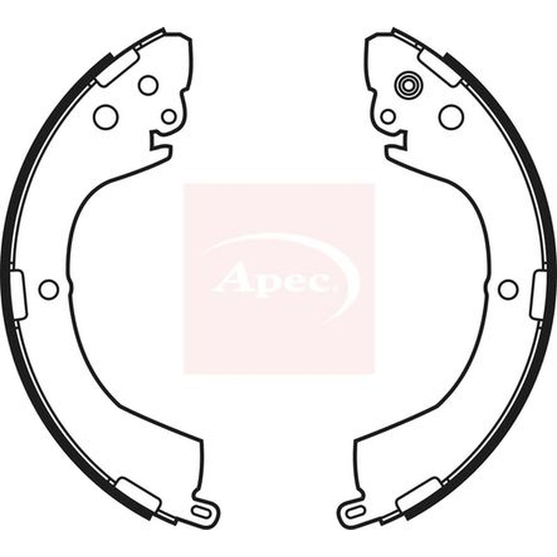 Apec Brake Shoe Set Axle Kit SHU575