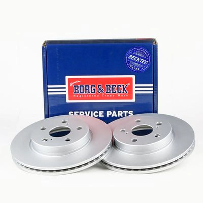 Borg & Beck 2 x Vented Front Brake Discs BBD5649