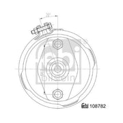 Febi Diaphragm Cylinder 108782
