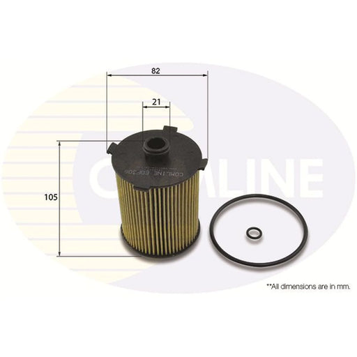 Comline Engine Oil Filter EOF306