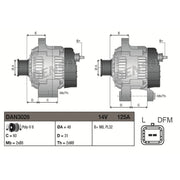 Denso Car Alternator 12V DAN3026