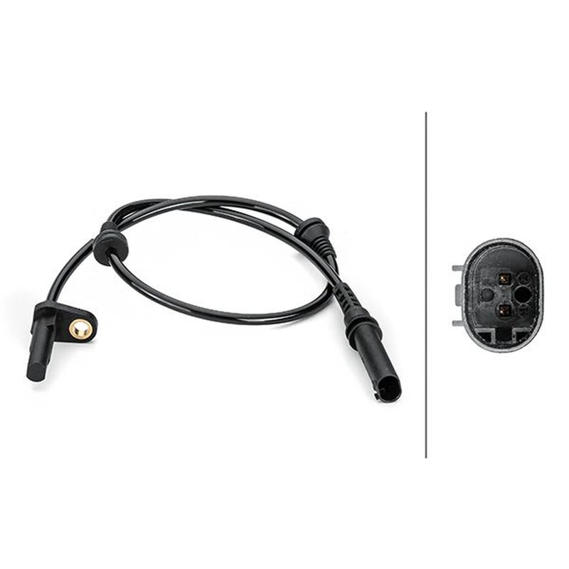 Hella ABS Wheel Speed Sensor Front 6PU 012 806-471