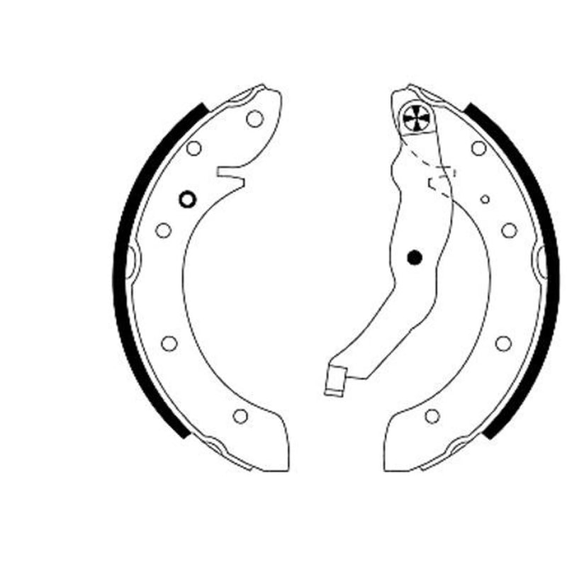 Textar Brake Shoe Set Axle Kit 91044000