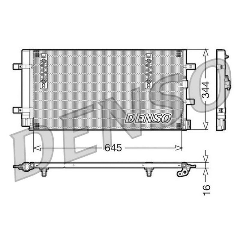 Denso Air Conditioning Condenser DCN32060