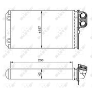 NRF Heater Matrix Core Heat Exchanger 53216